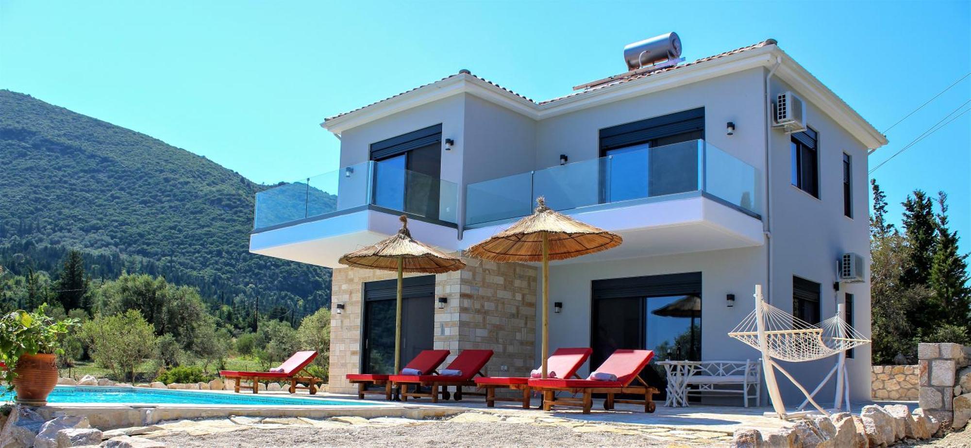 Villa Maura-Lefkada Нидри Екстериор снимка